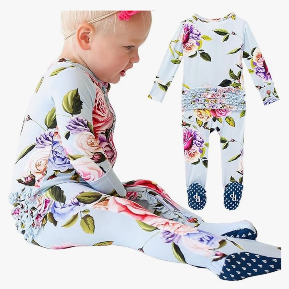 NWT Posh Peanut ruffle butt sleeper